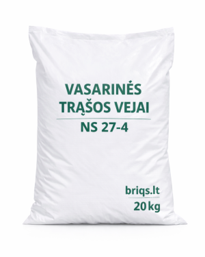Vasarinės trąšos vejai NS 27-4 20 kg pakuotė